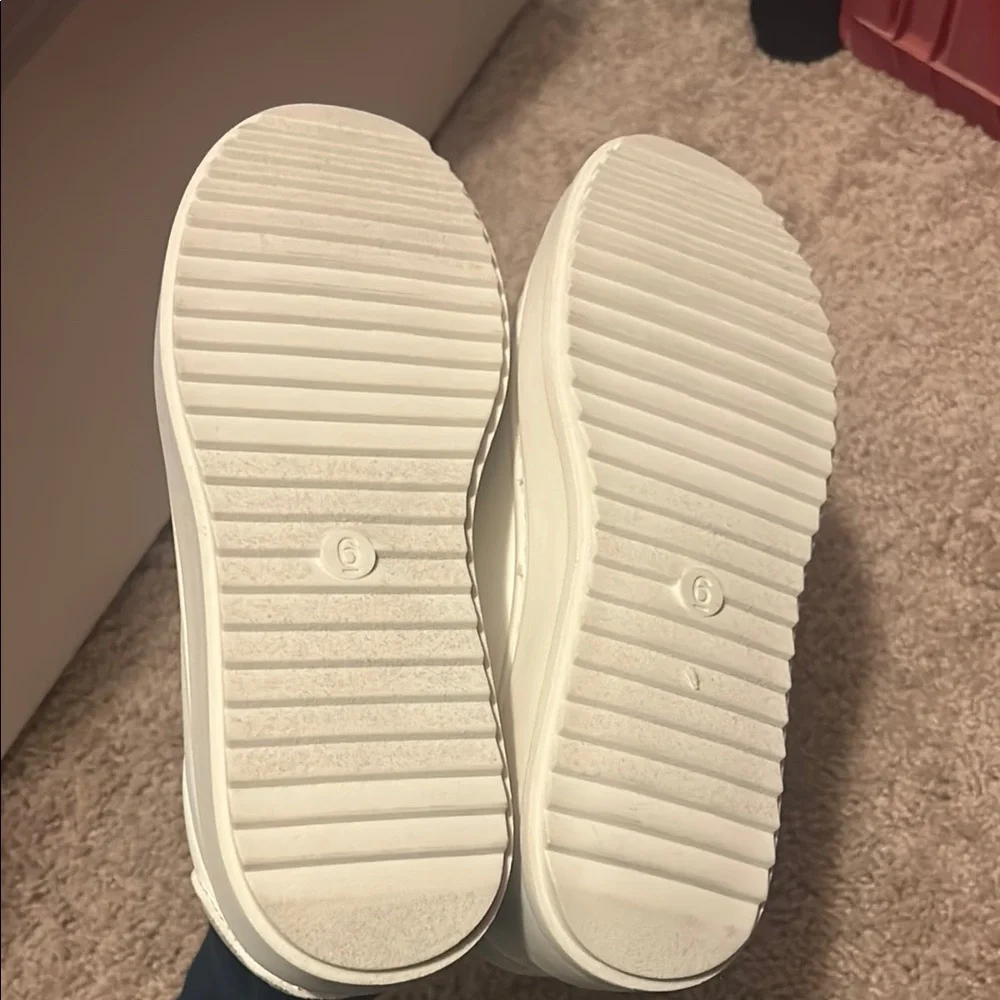 A New Day Women's White Platform Sneakers - Picture 3 of 5